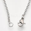 Non-Tarnish 201 Stainless Steel Pendant Necklaces LS-NJEW-T009-JN056-1-40-3