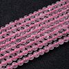 Natural Rose Quartz Bead Strands G-R173-4mm-04-1