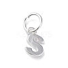 925 Sterling Silver Letter Charms LS-STER-C012-01S-S-1