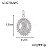 304 Stainless Steel Pendants STAS-OY002-21P-2