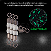 30Pcs 6 Styles 3 Way Cross-Line Barrel Fishing Swivels FIND-FH0010-07-4