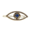 Turkish Evil Eye Metal Rhinestone Hollow Hair Barrettes PW-WG6A3B9-01-1