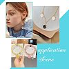 98Pcs 7 Colors Light Gold Alloy Enamel Charms ENAM-FH0001-28-6