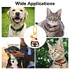 6Pcs 6 Style Alloy Enamel Fish & Maneki Neko Pendant Decorations HJEW-PH01618-7
