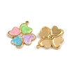 304 Stainless Steel Rhinestone Pendants STAS-P410-14G-2
