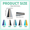 10Pcs 5 Colors Resin & Wood Pendants RESI-TA0004-50-4