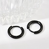 202 Stainless Steel Huggie Hoop Earrings EJEW-F111A-11mm-EB-3