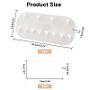 12-Hook Mini HIPS & PVC Wall-Mounted Jewelry Hanging Display Rack FIND-WH0145-64-2