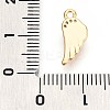 Brass Micro Pave Clear Cubic Zirconia Pendants KK-T075-18G-3