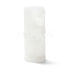 DIY Halloween Theme Skull-shaped Candle Making Silicone Statue Molds DIY-M033-01-5