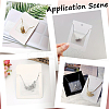 15Pcs Plastic Necklace Chain Adhesive Pouch for Necklace Display Cards AJEW-SC0003-43-5