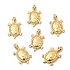 Brass Micro Pave Cubic Zirconia Pendants KK-P344-08B-G-1