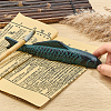 Fish Iron Chinese Calligraphy Paper Weight Cast AJEW-WH0455-138-3