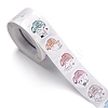 500 Adorable Round Cartoon Stickers in 6 Designs DIY-B010-01-2