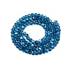 Electroplate Glass Beads Strands EGLA-A044-T4mm-L27-3