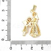 Brass Micro Pave Cubic Zirconia Pendants LS-ZIRC-I356-42G-3