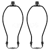 Alloy Lamp Shade Harp Holder FIND-WH0110-374-1