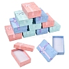 12Pcs 3 Colors Cardboard Paper Necklace Boxes CON-FS0001-18-1
