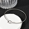 304 Stainless Steel Bangles for Women BJEW-C088-01P-2