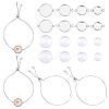 DIY Blank Dome Links Bracelet Making Kits DIY-DC0002-48-1
