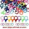 Acrylic Lobster Claw Clasps DIY-YW0011-21B-1