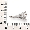 Brass Micro Pave Cubic Zirconia Pendants KK-N268-04P-2