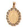 PVD Vacuum Plating 304 Stainless Steel Pendants STAS-M068-11B-G-1