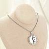 316 Surgical Stainless Steel Aromatherapy Diffuser Perfume Hollow Flat Round Pendant Box Chain Necklaces LS-NJEW-R016-01P-06-3