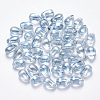 Transparent Spray Painted Glass Charms LS-GLAA-R211-03-D04-1