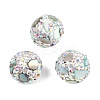 Handmade Polymer Clay Rhinestone Beads CLAY-H009-03-2