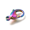 316 Stainless Steel Lobster Claw Clasps STAS-D288-09RC-2