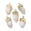 Natural Crazy Agate Faceted Pendants G-G181-03G-09-1
