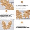 Polyester Embroidered Floral Lace Collar DIY-WH0326-47C-5