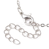 Brass Cable Chain Necklaces NJEW-JN04511-06-3