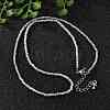 Natural Labradorite Beaded Necklaces NJEW-JN02492-07-4