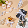 Happy Birthday Polyester Ribbons SRIB-WH0011-341B-4
