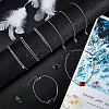 12Pcs 3 Colors 304 Stainless Steel Cable Chains Bracelet Making BJEW-DR0001-03-4