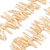 Natural Baroque Keshi Pearl Beads Strands PEAR-B004-02A-02B-2