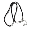 3.5MM Polyester Metallic Cord Braided Cord Necklace Making FB-CBAA152-01P-09-1
