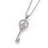 304 Stainless Steel Pendant Necklaces NJEW-L150-20-2