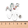 304 Stainless Steel Enamel Stud Earrings LS-EJEW-Z116-02P-3