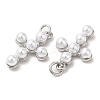 Brass Plastic Imitation Pearls Pendants KK-Q775-23P-2