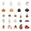 44pcs 22 style Alloy Enamel Pendants ENAM-MP0001-07-1