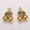 Tibetan Style Alloy 3D Cherry Charms LS-X-TIBEP-23493-AG-RS-2