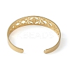 Hollow Out Knot 304 Stainless Steel Open Cuff Bangles for Women LS-BJEW-G701-02G-3