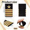 1 Pair Polyester Sailor Epaulettes DIY-BC0017-21D-2