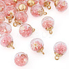 20Pcs Transparent Glass Globe Pendants GLAA-TA0003-57A-2
