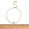 Cat Shape 304 Stainless Steel Link Anklets for Women AJEW-G068-01G-3