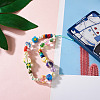 30Pcs 15 Style Transparent Glass Enamel Beads GLAA-KS0001-09-9