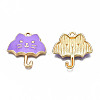 Rack Plating Alloy Enamel Pendants LS-ENAM-T011-191C-3
